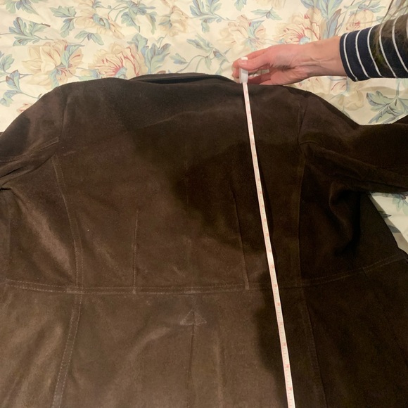 Women’s Mocha Suede Leather Jacket! - Picture 12 of 13